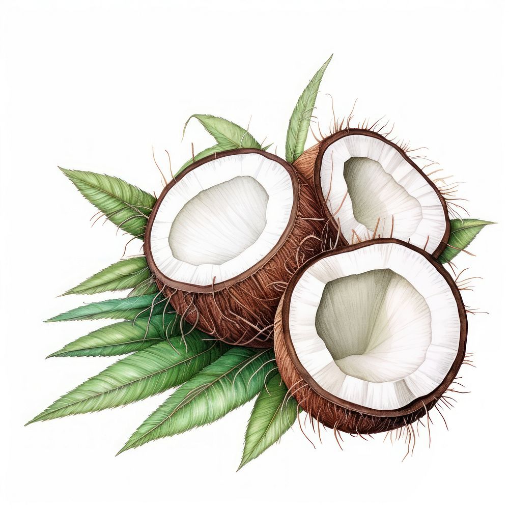 Coconut produce fruit plant.