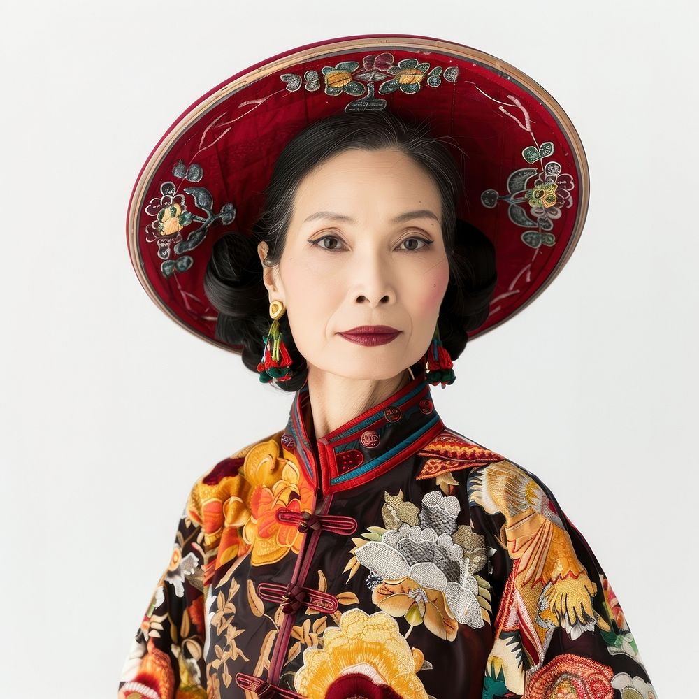 Vietnamese woman clothing portrait photo.