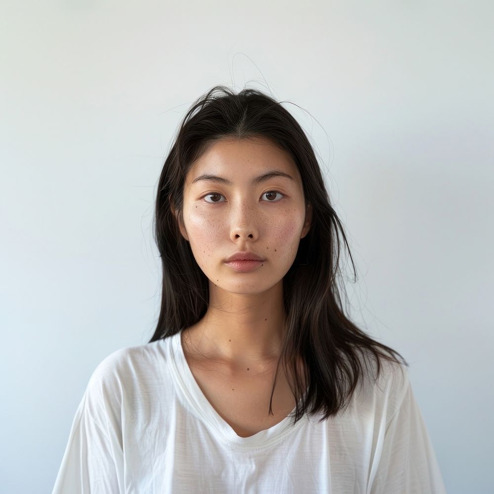 Asian volunteer portrait photo face.
