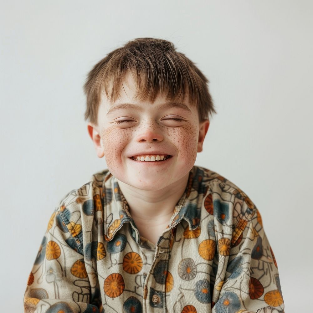 Boy kid portrait happy photo.