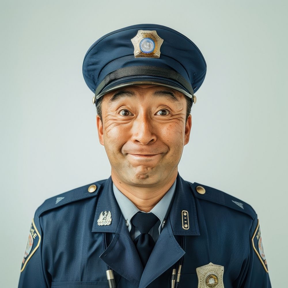 Japanese police smile accessories accessory clothing.