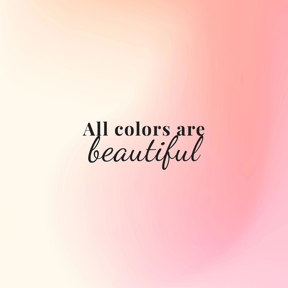 All colors beautiful Instagram post 