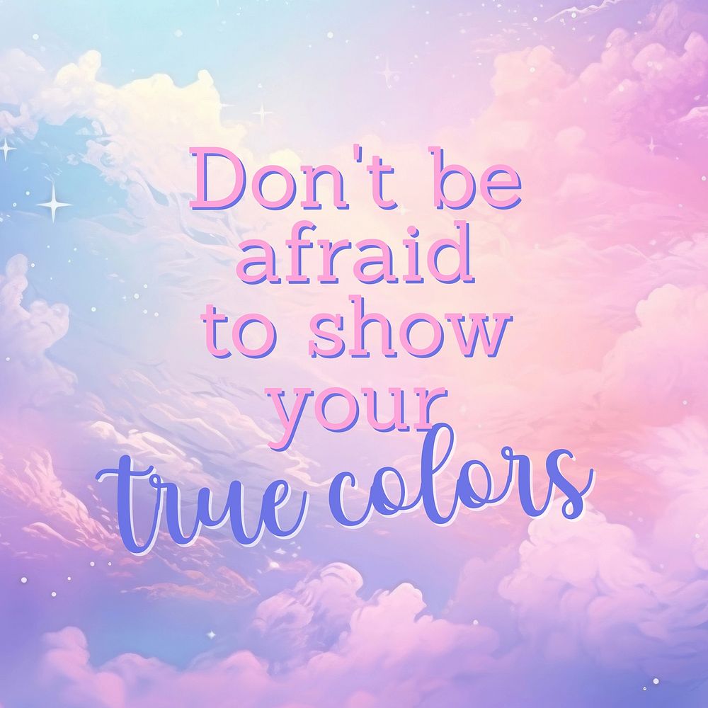 True color quote Instagram post Free Photo rawpixel