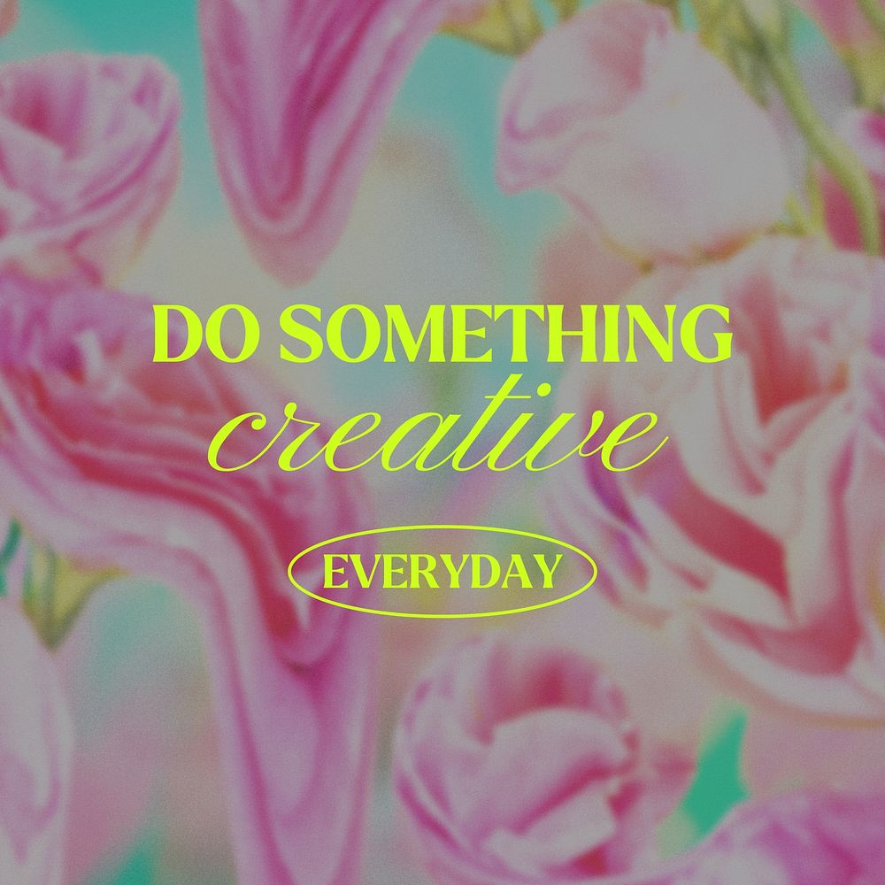 Creativity quote Instagram post template