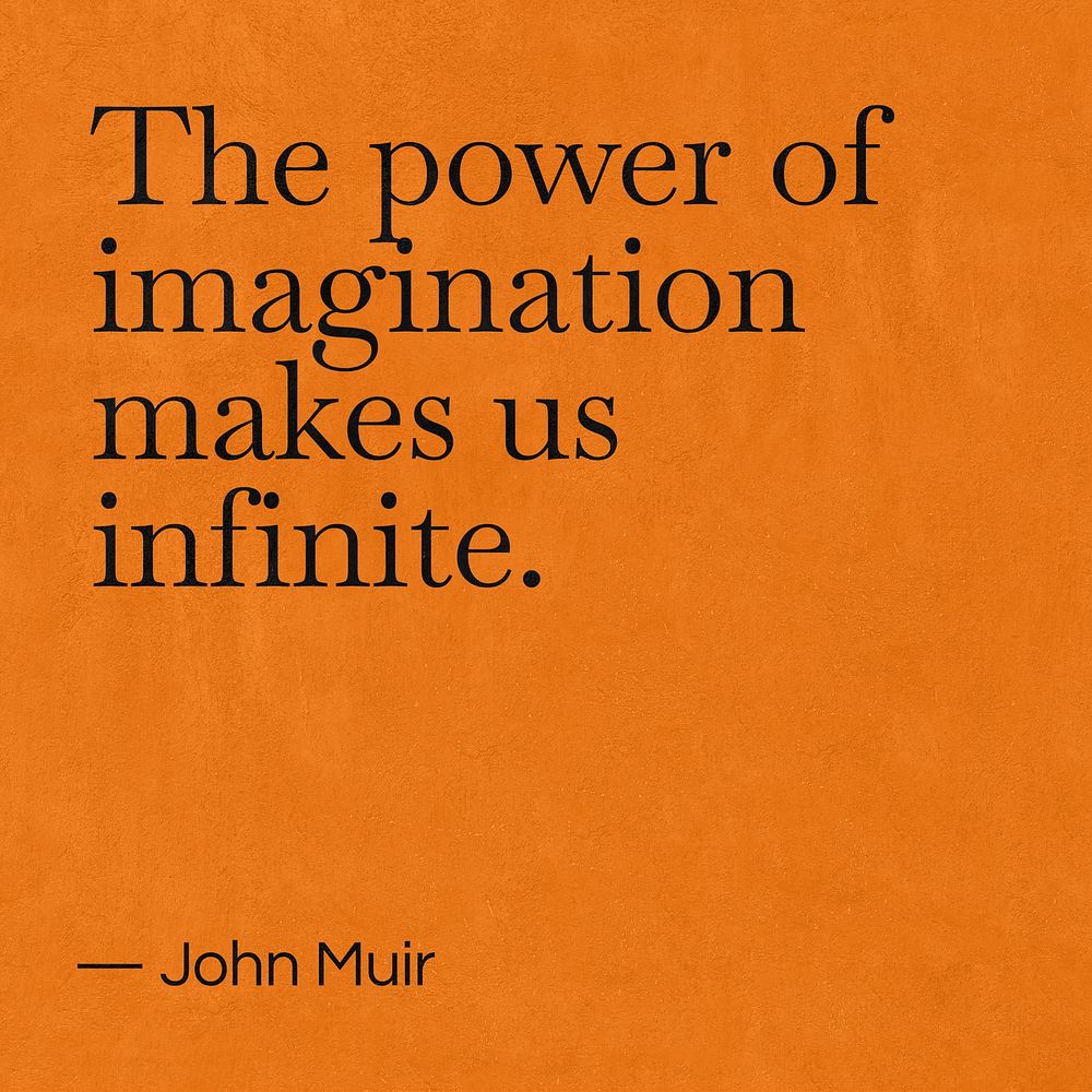Imagination quote Instagram post template
