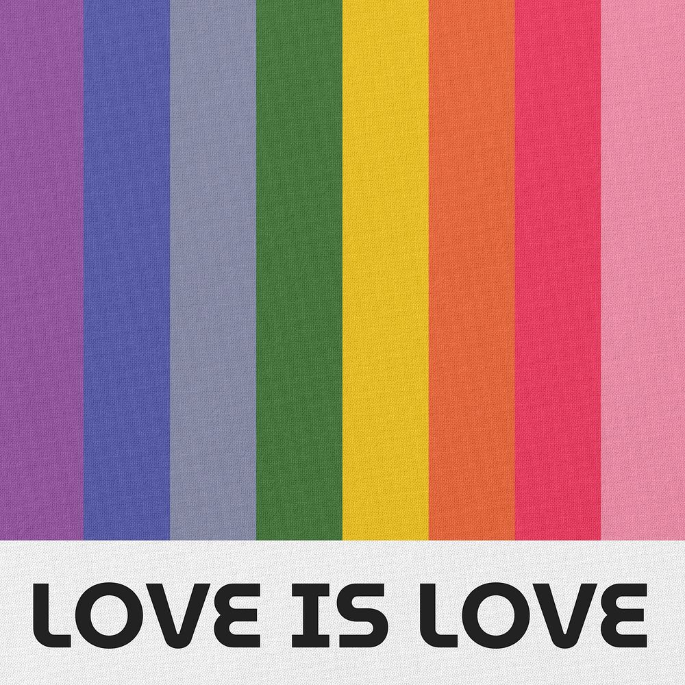 Love is love Instagram post 