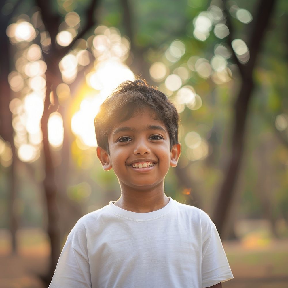 Happy South Asian boy photo photography portrait.