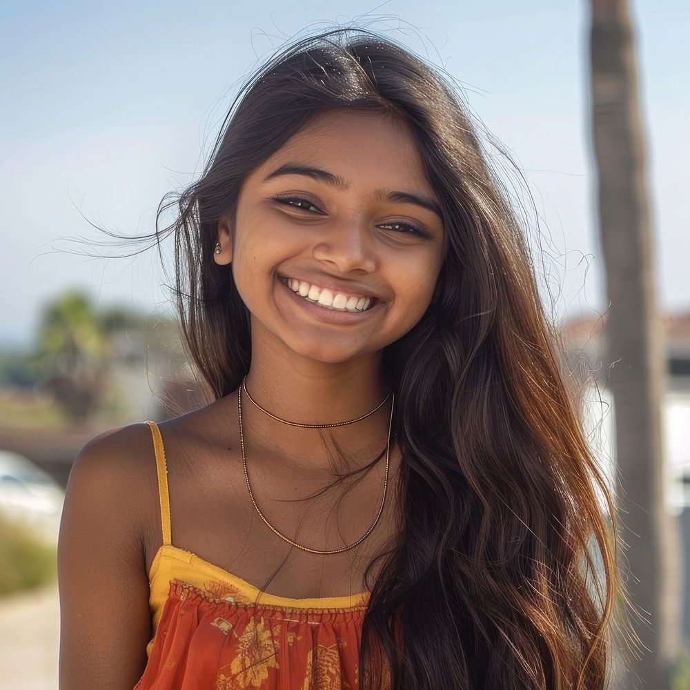 Young indian girl happy smile | Free Photo - rawpixel