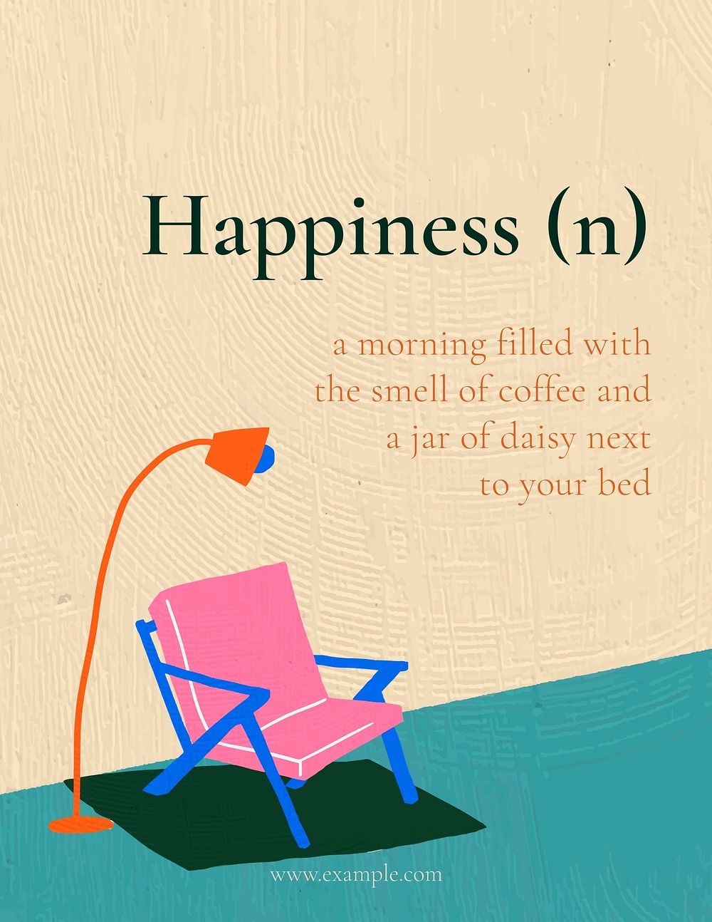 Happiness definition flyer
