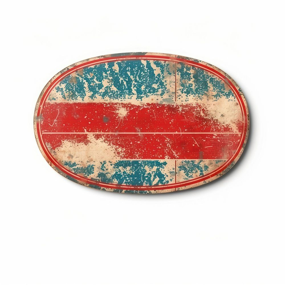 Oval ticket white background patriotism rectangle.