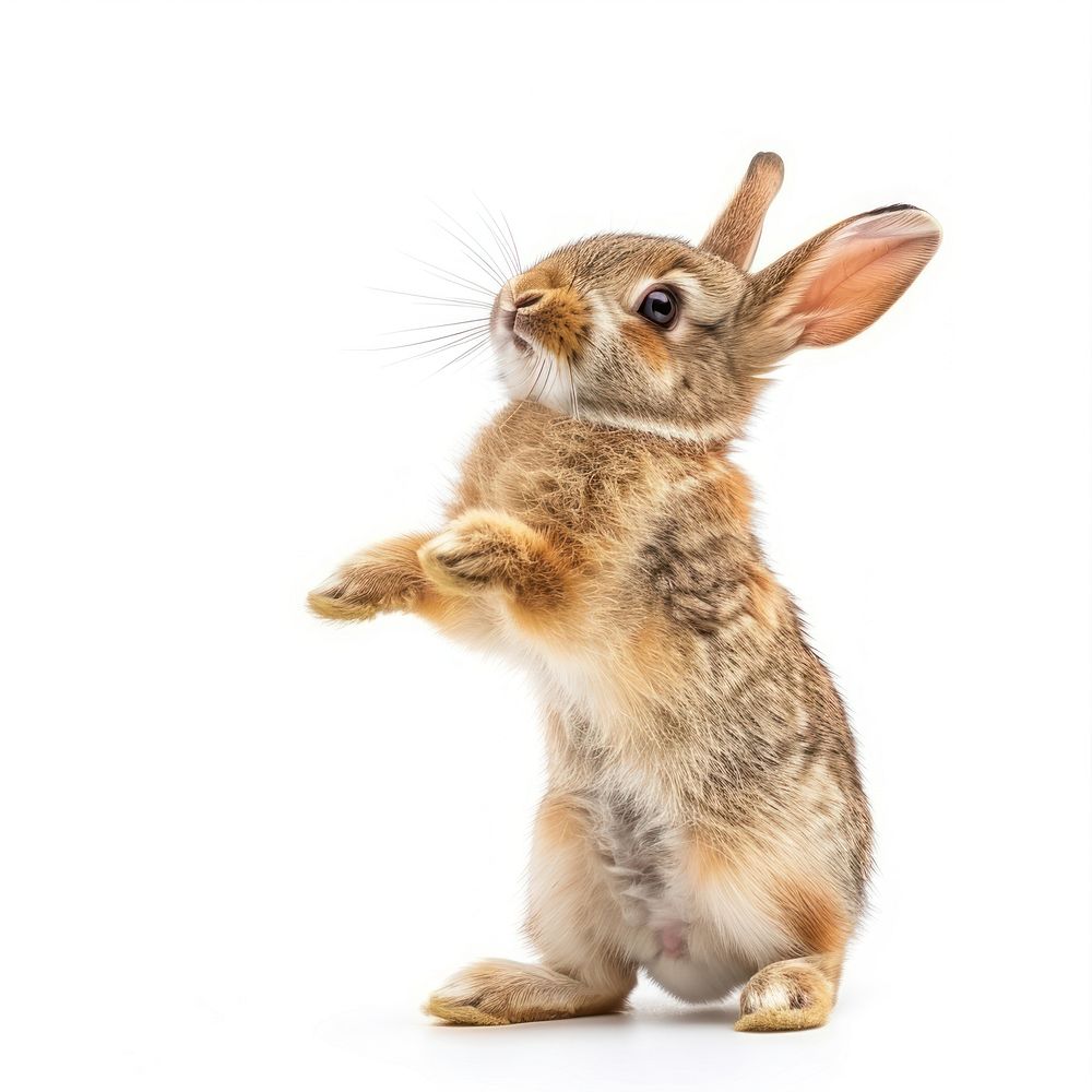 Happy dancing rabbit rodent animal mammal.