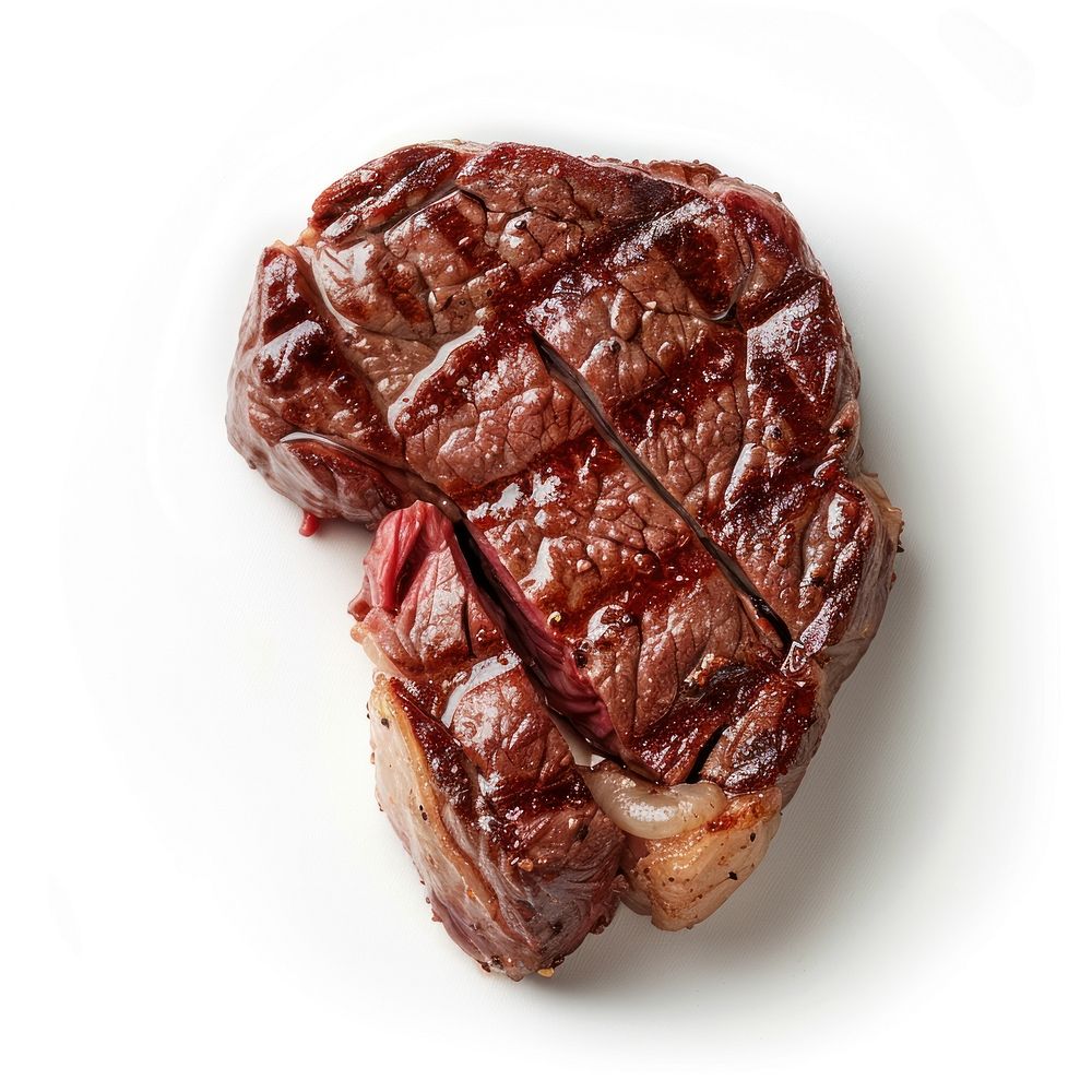 Steak meat beef food.