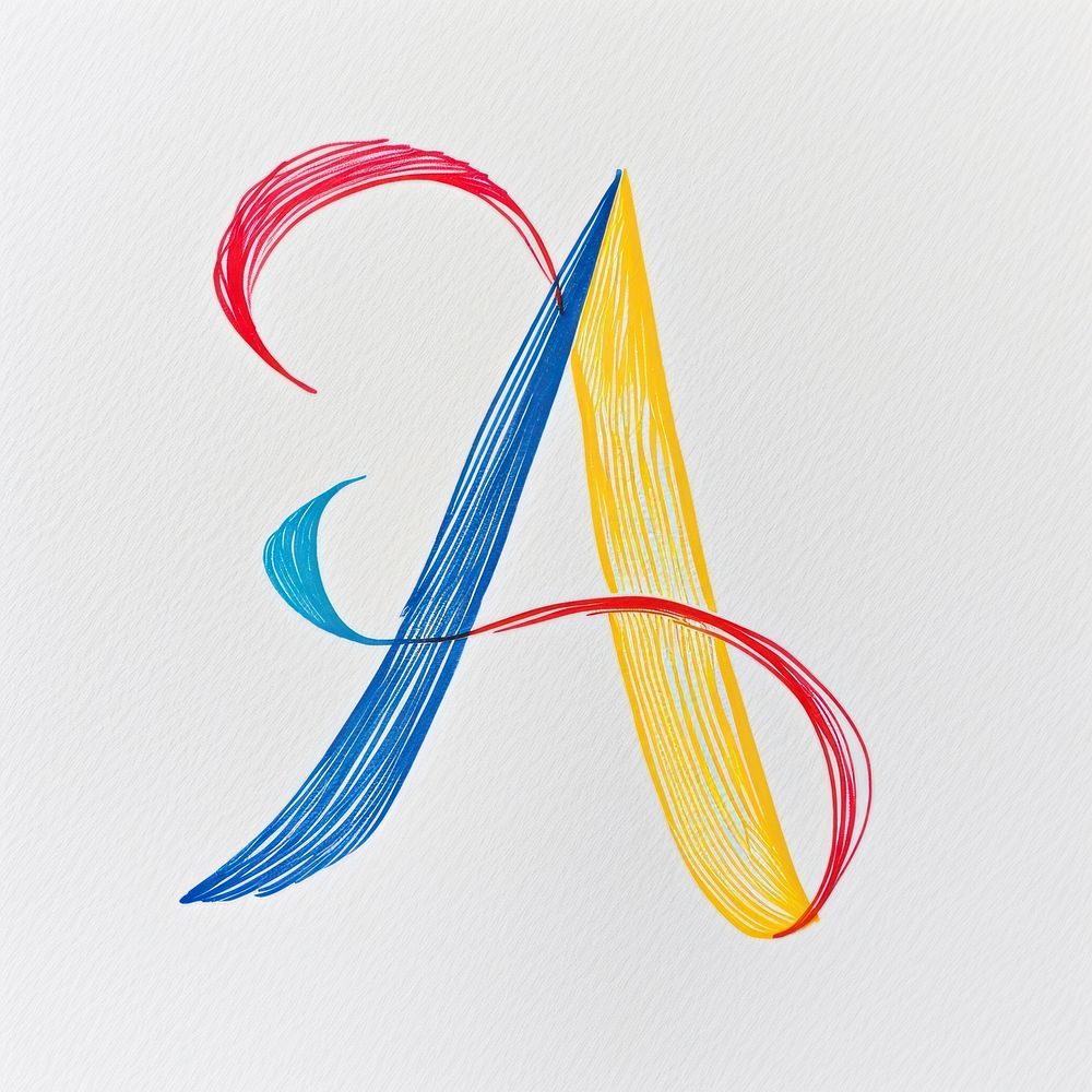 Line art alphabet An font logo creativity.