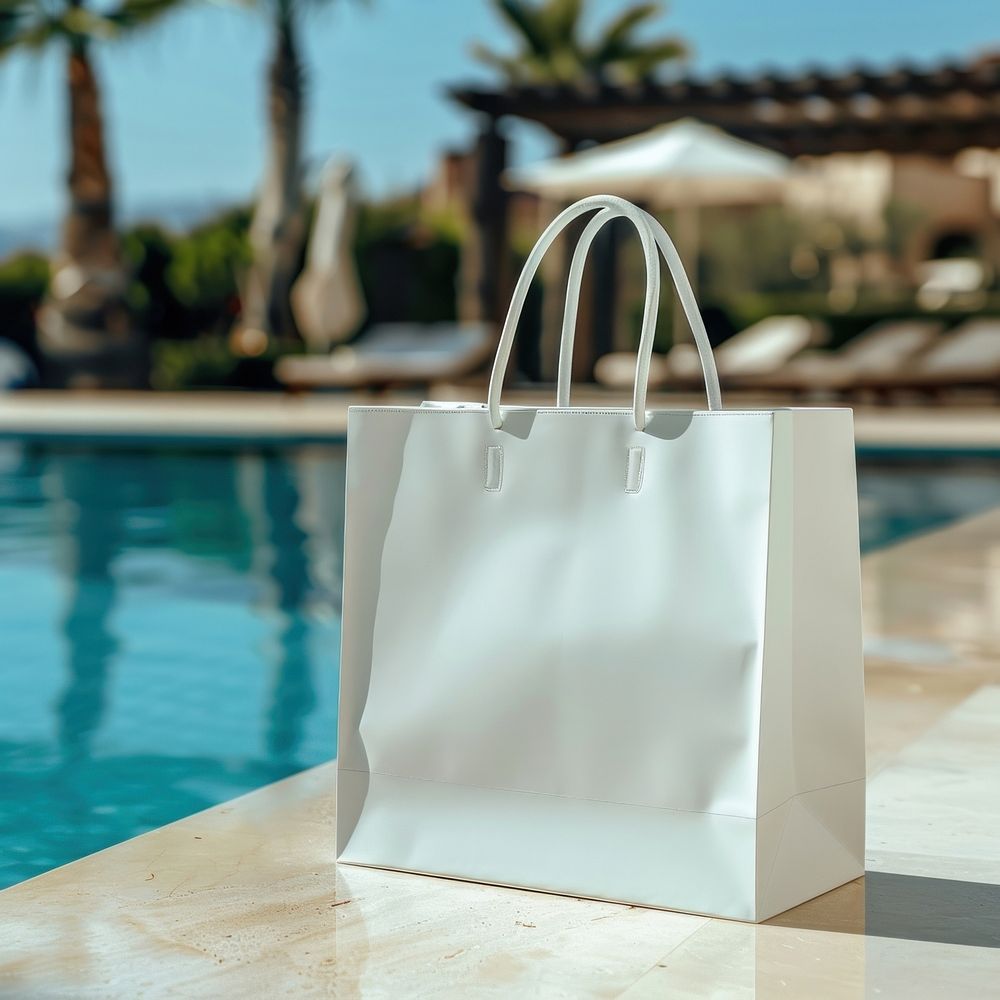 Blank shopping bag mockup accessories accessory handbag.
