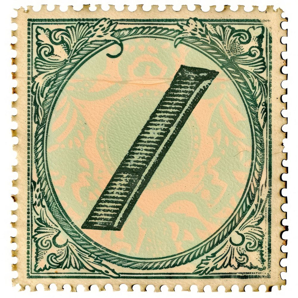 Stamp with alphabet slash backgrounds paper font.