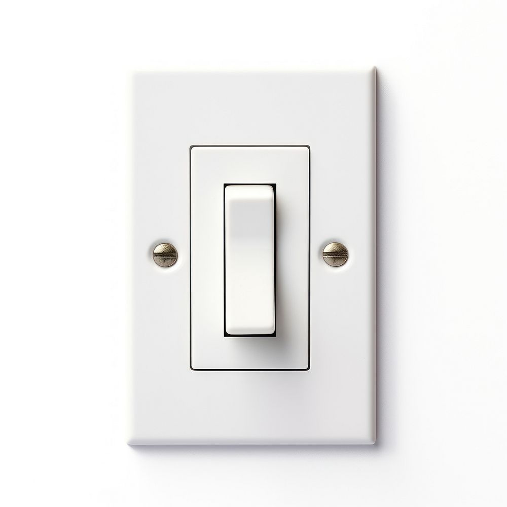 White light switch electrical device.