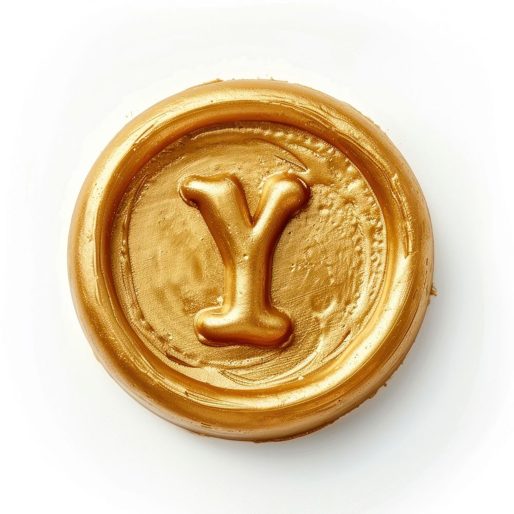 Letter Y wax seal plate.