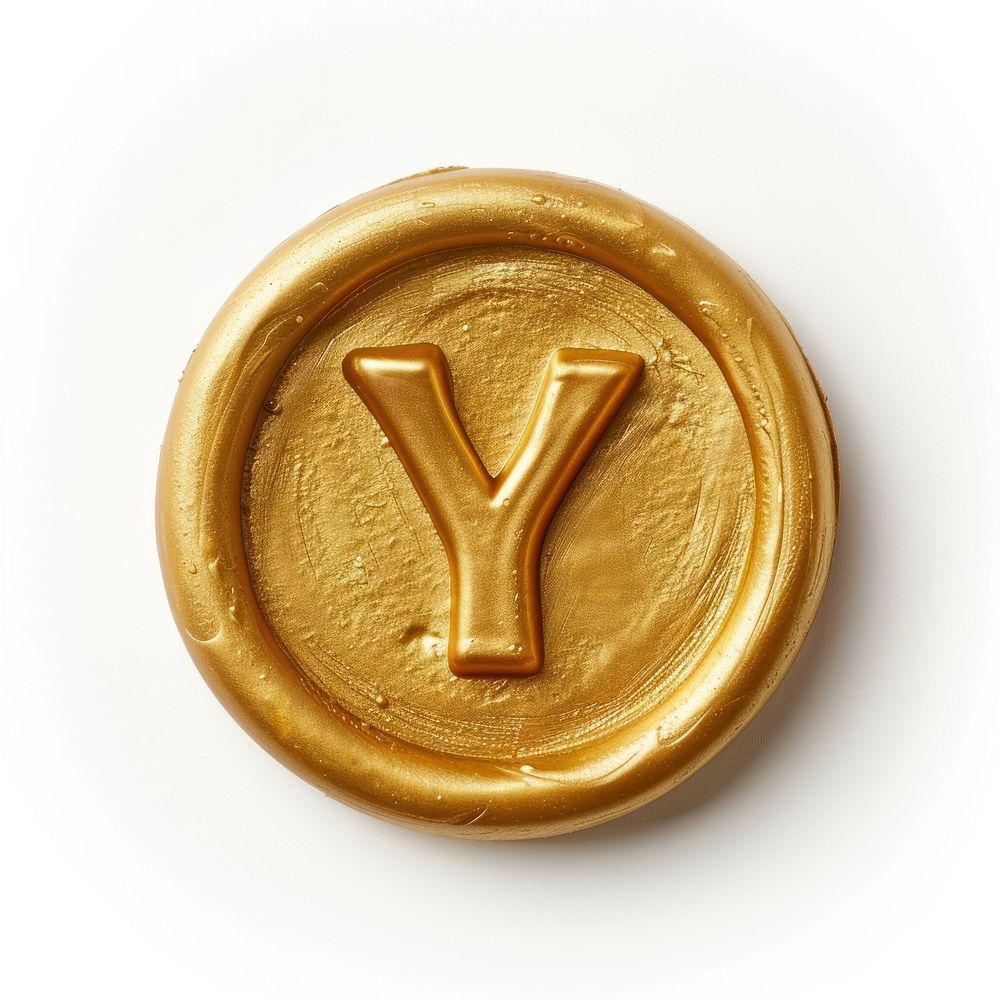 Letter Y gold accessories accessory.