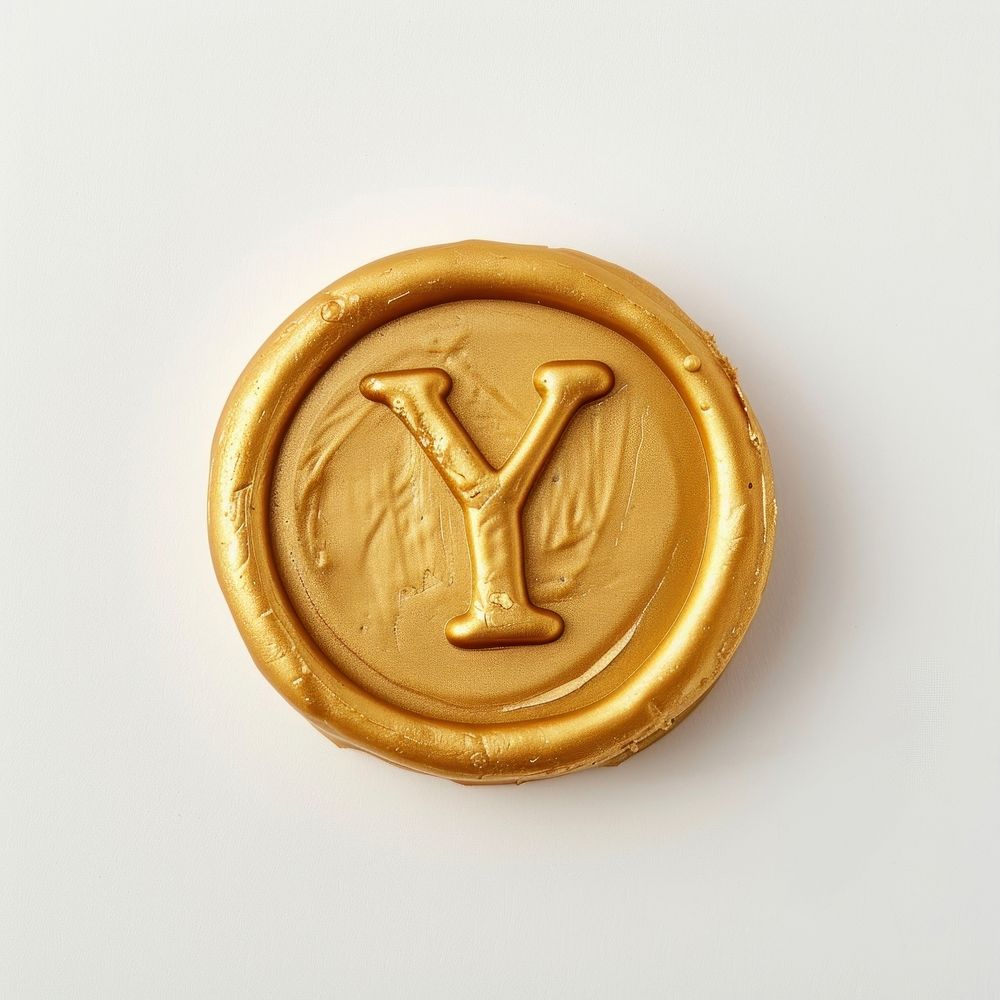 Letter Y gold accessories accessory.