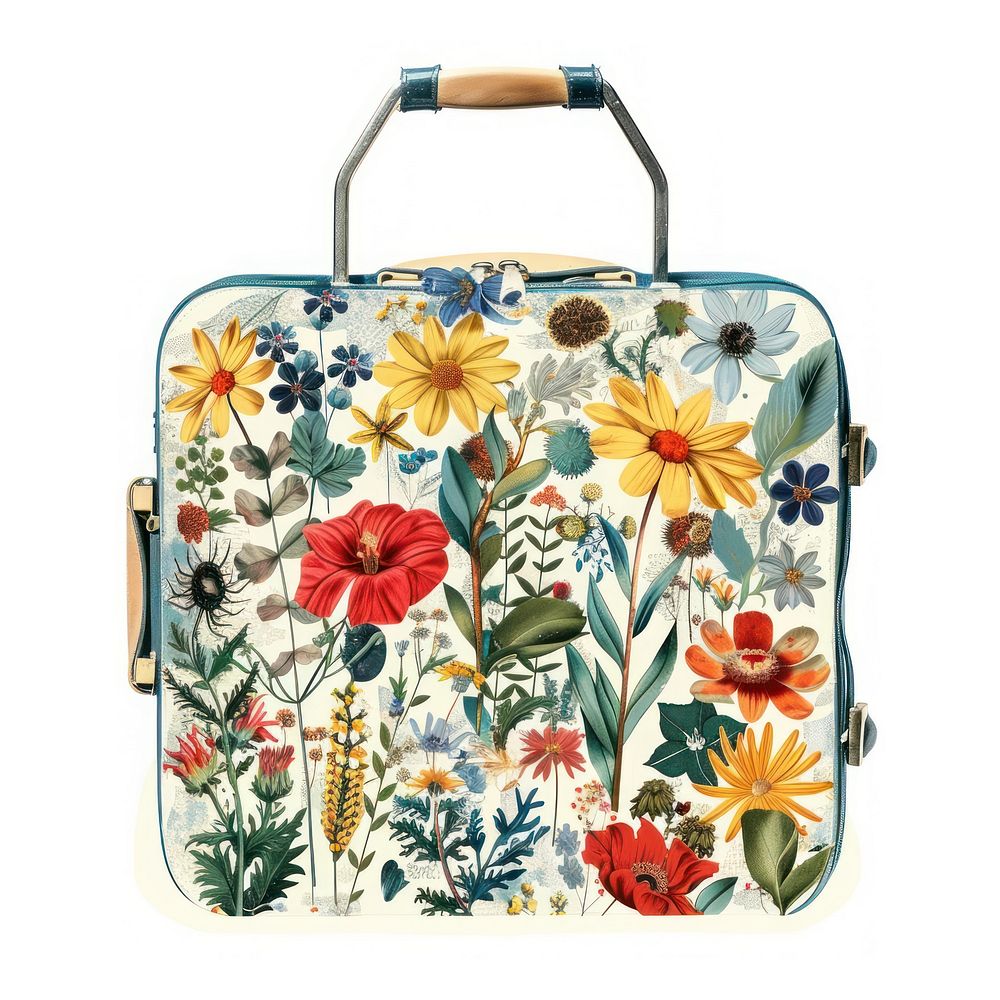 Luggage suitcase handbag pattern.