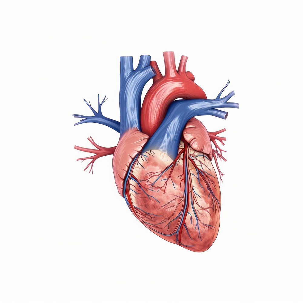 Cardiac organ person tattoo heart.