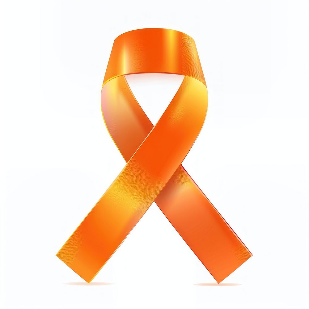 Amber gradient Ribbon cancer accessories appliance accessory.