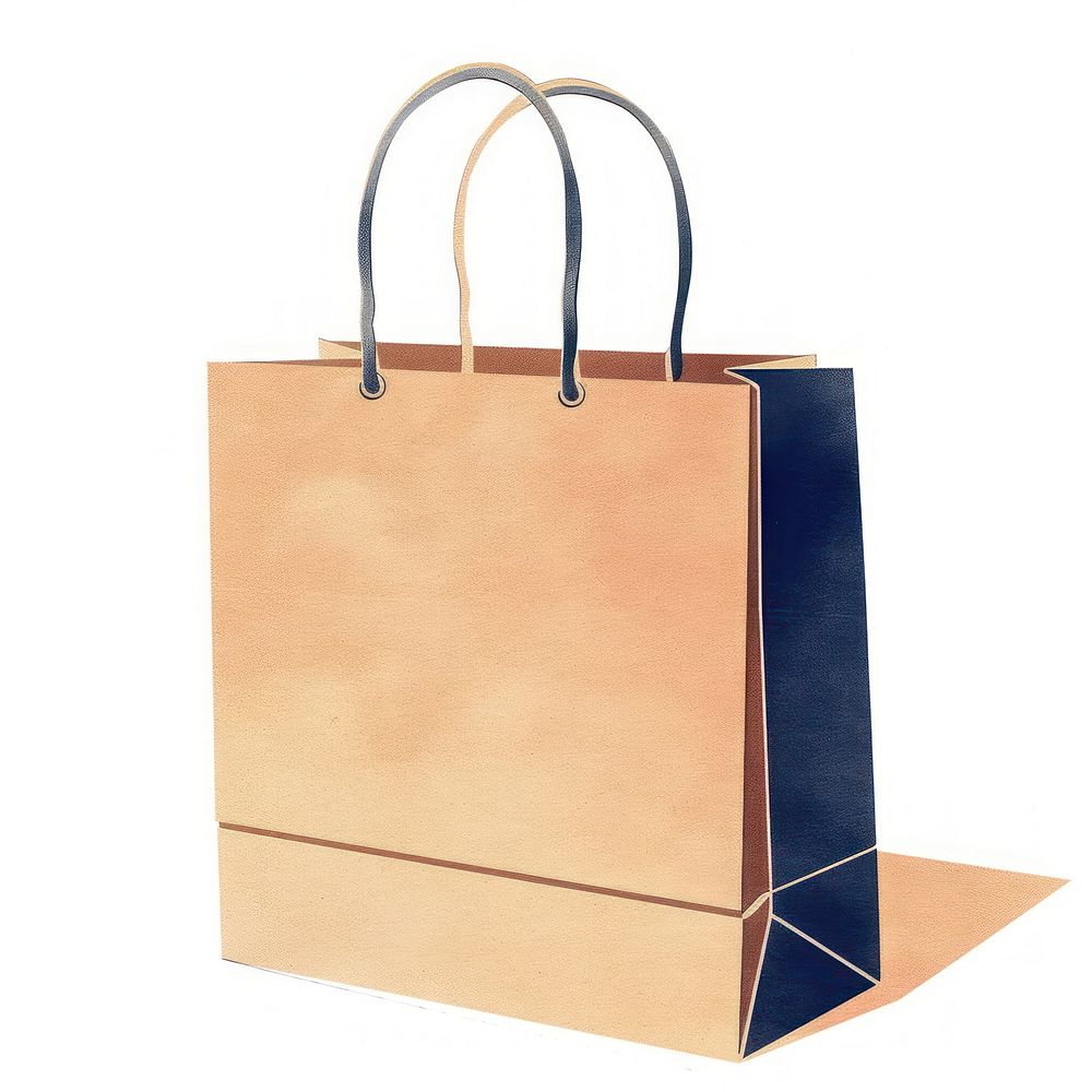 Shopping bag handbag paper box.