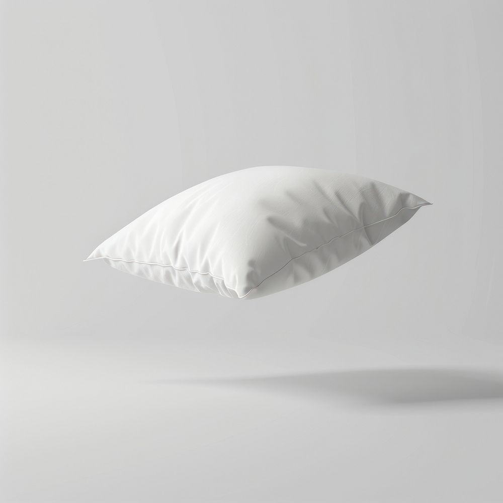 Blank wite cushion mockup white pillow home decor.