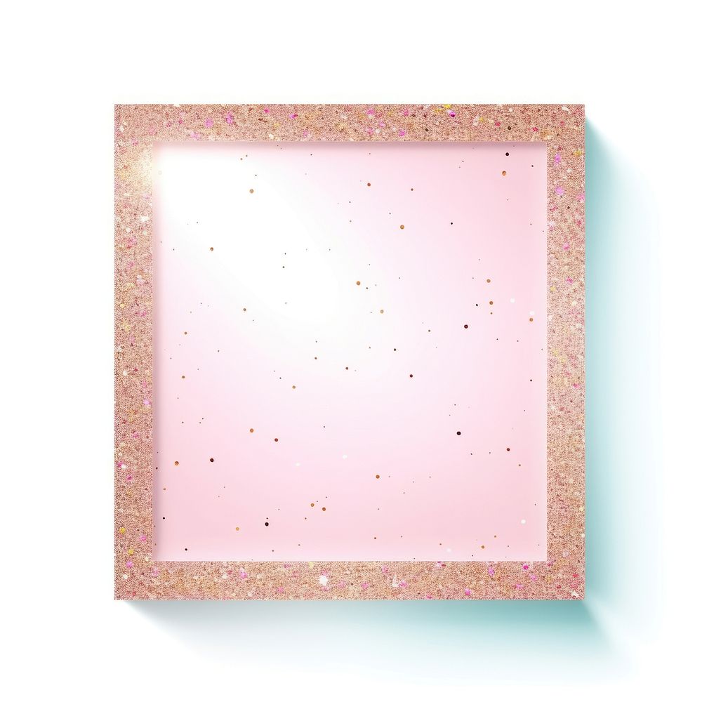 Frame glitter luxury white board.
