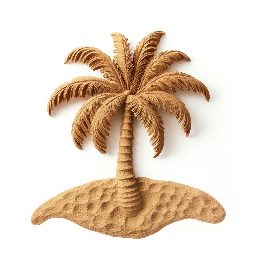 Sand Sculpture Palm tree furniture palm tree arecaceae.