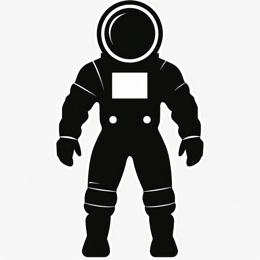 A astronaut silhouette sweatshirt clothing.