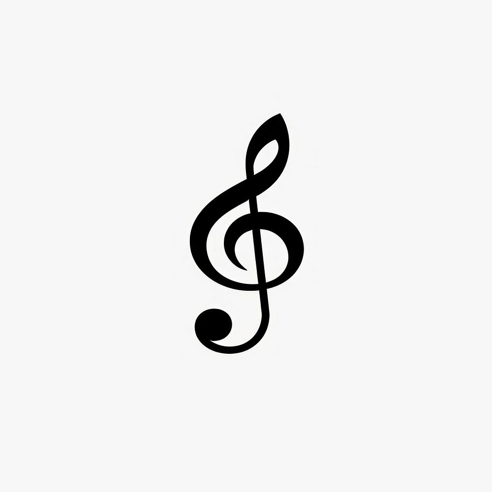 A music logo ampersand alphabet.