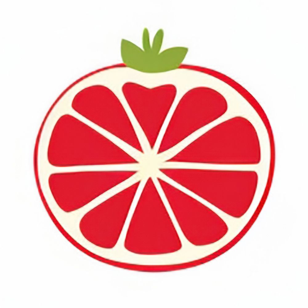 Cheery fruit silhouette clip art strawberry produce orange.