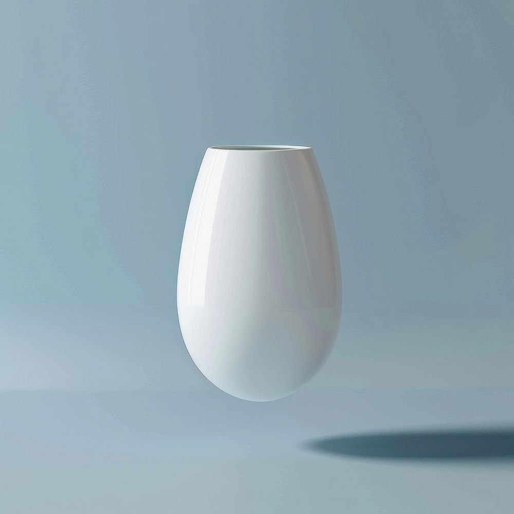 Vase mockup porcelain pottery glass.
