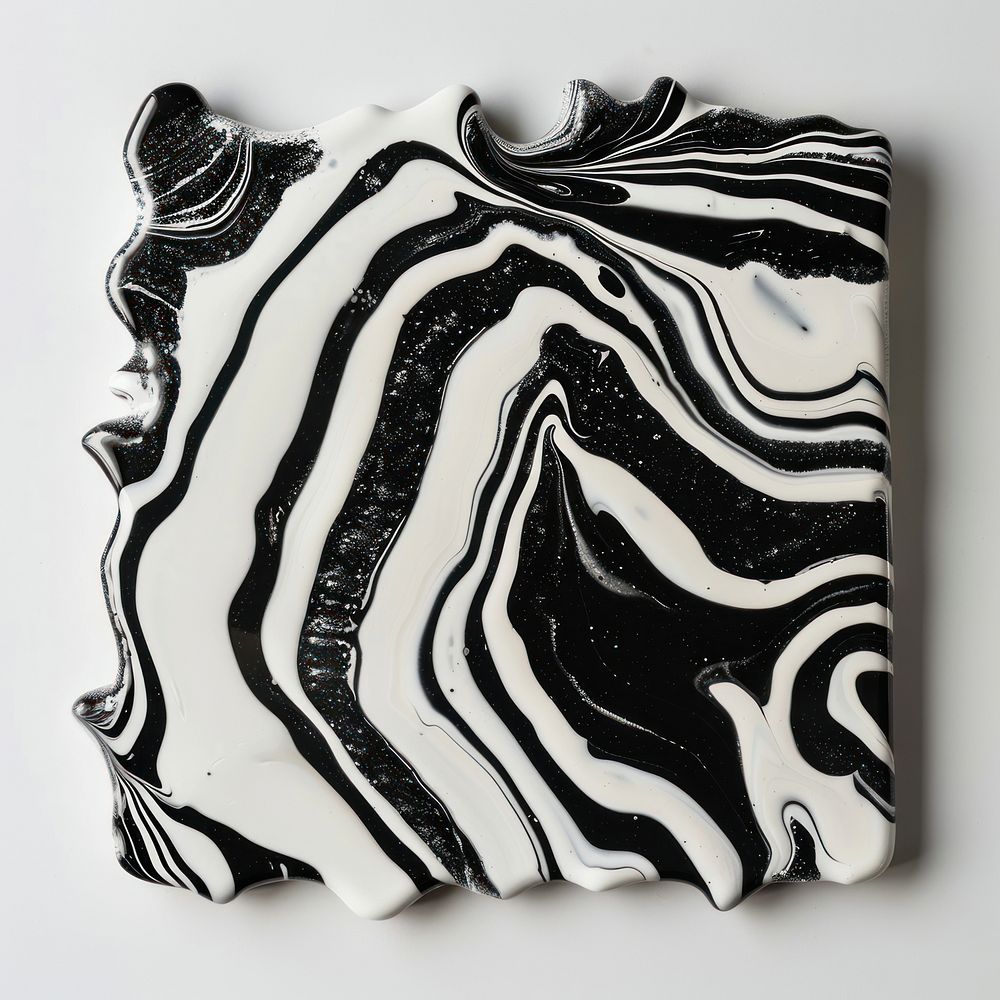 Acrylic pouring zebra confectionery accessories accessory.