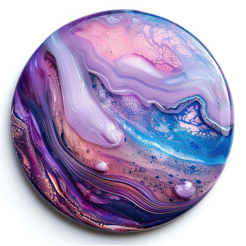 Acrylic pouring crystal ball accessories accessory gemstone.