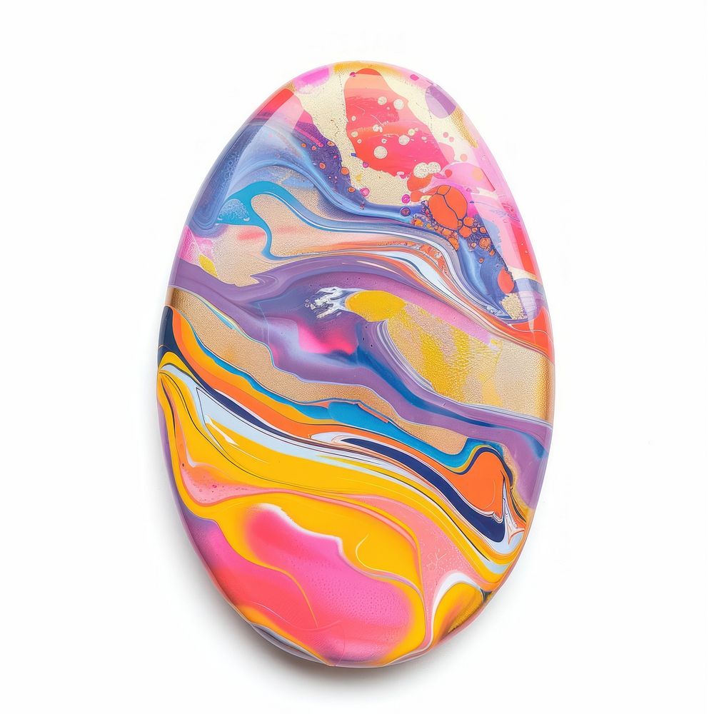Acrylic pouring easter egg accessories accessory clothing.