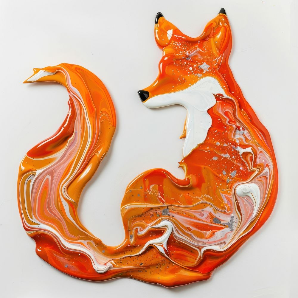 Acrylic pouring fox confectionery accessories accessory.