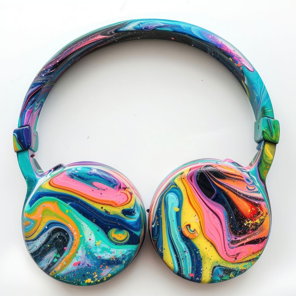 Acrylic pouring headphones electronics accessories accessory.
