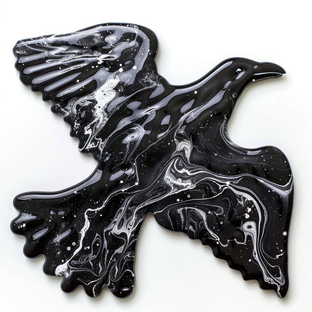Acrylic pouring raven confectionery accessories accessory.