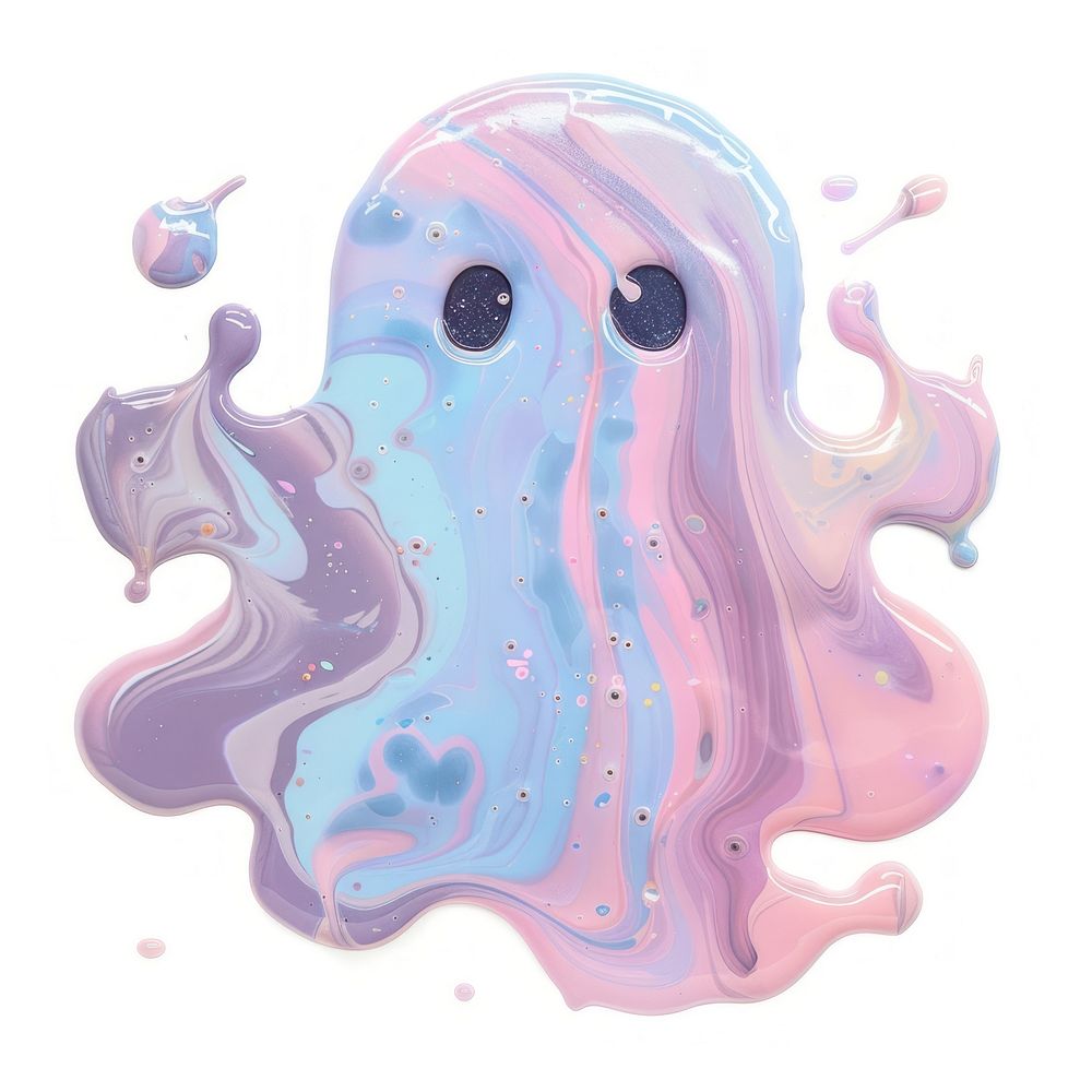 Acrylic pouring ghost icon accessories accessory clothing.