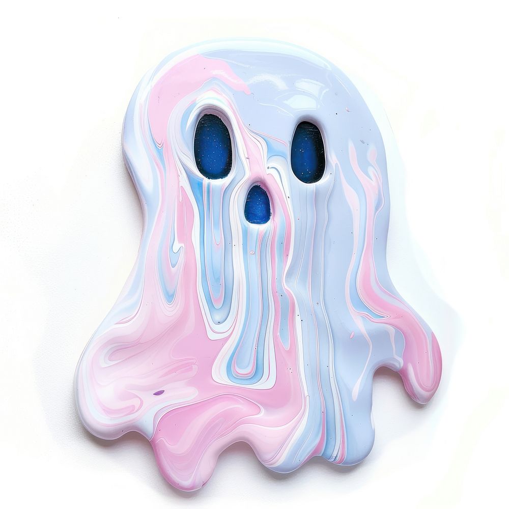Acrylic pouring ghost icon confectionery accessories accessory.