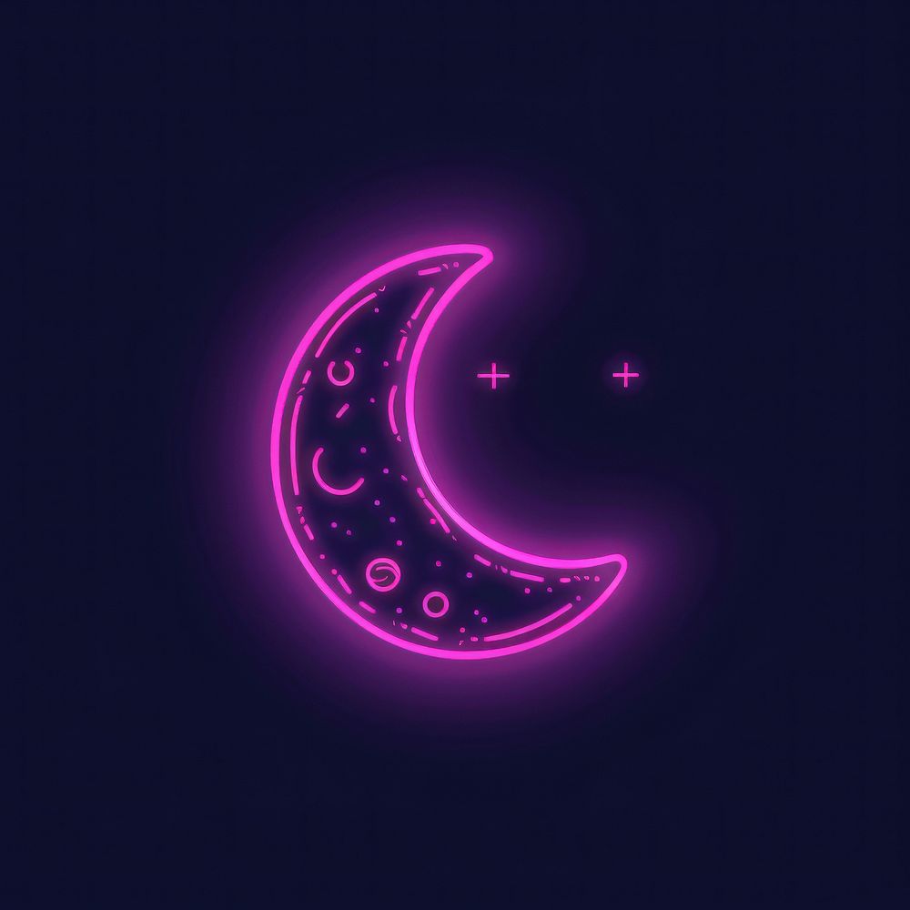 Moon icon astronomy outdoors pattern.