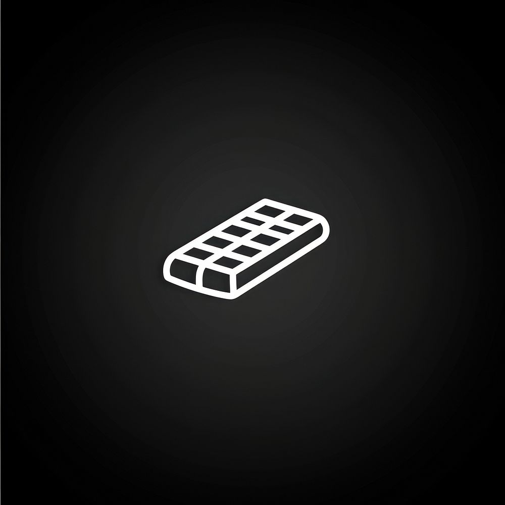 Chocolate bar icon furniture disk logo.