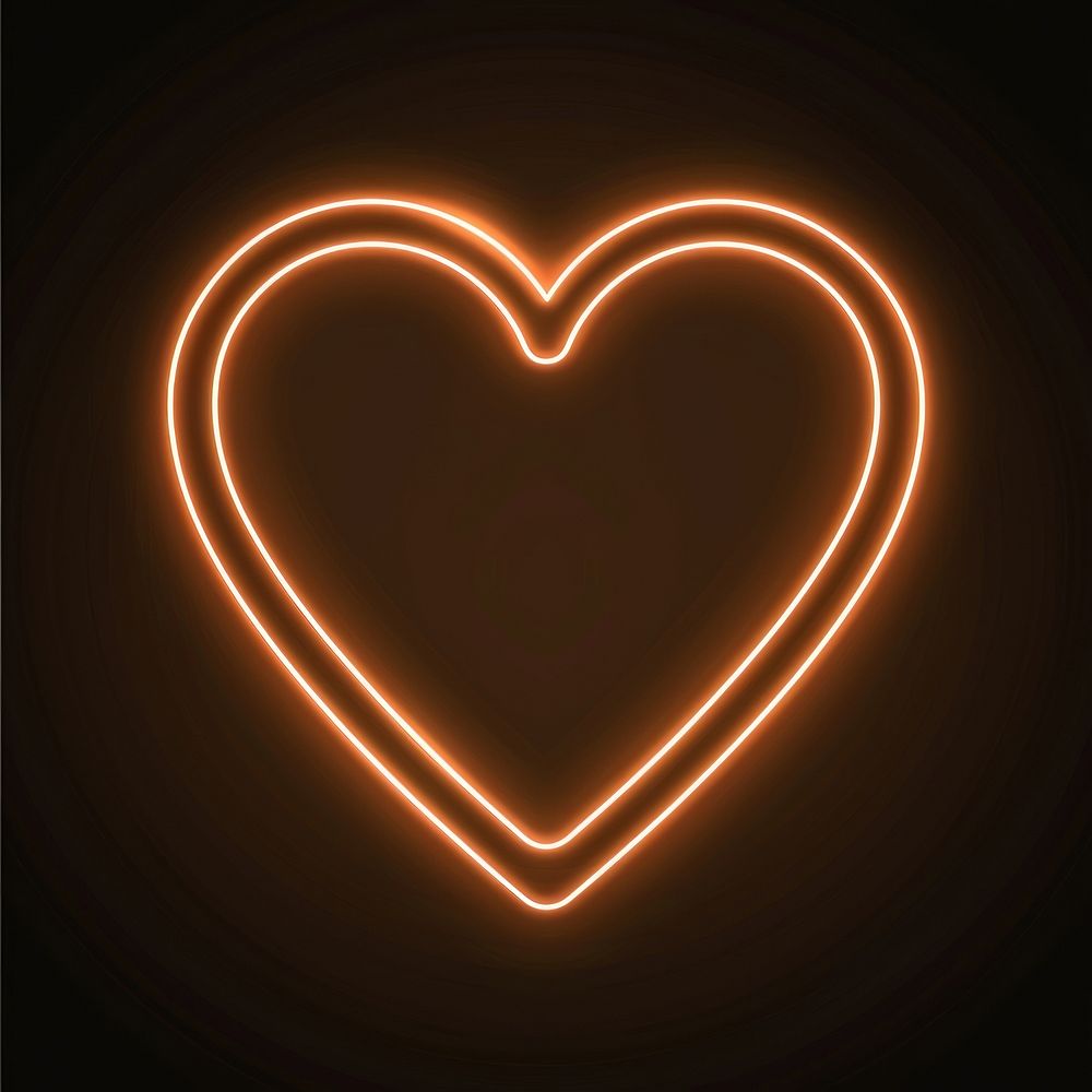 Heart icon light disk.