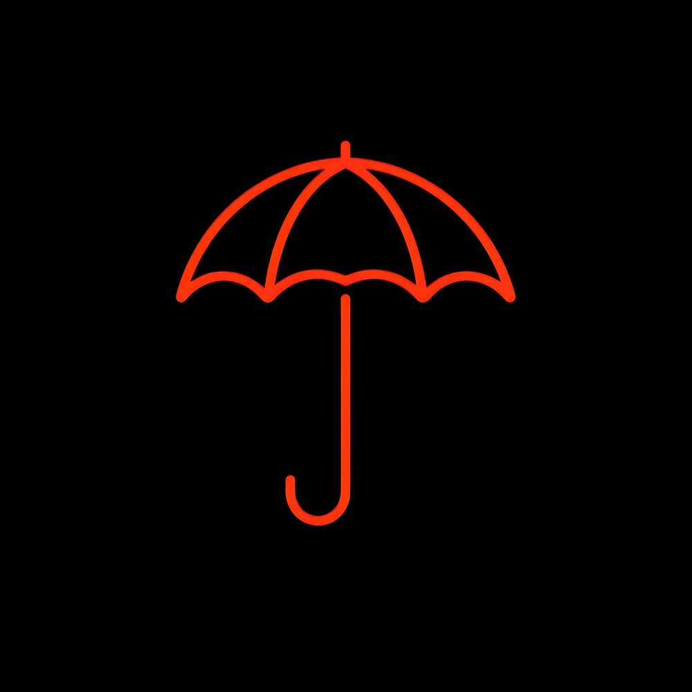 Umbrella icon astronomy outdoors canopy.