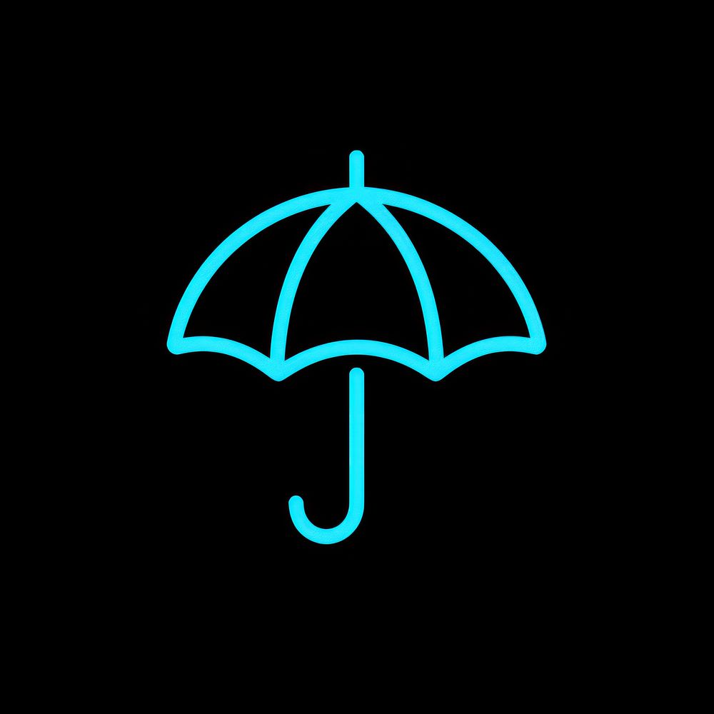 Umbrella icon canopy symbol cross.