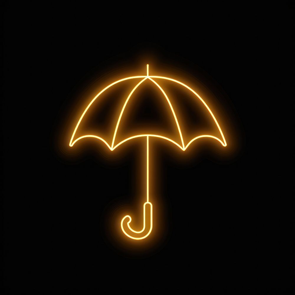 Umbrella icon astronomy outdoors lighting.