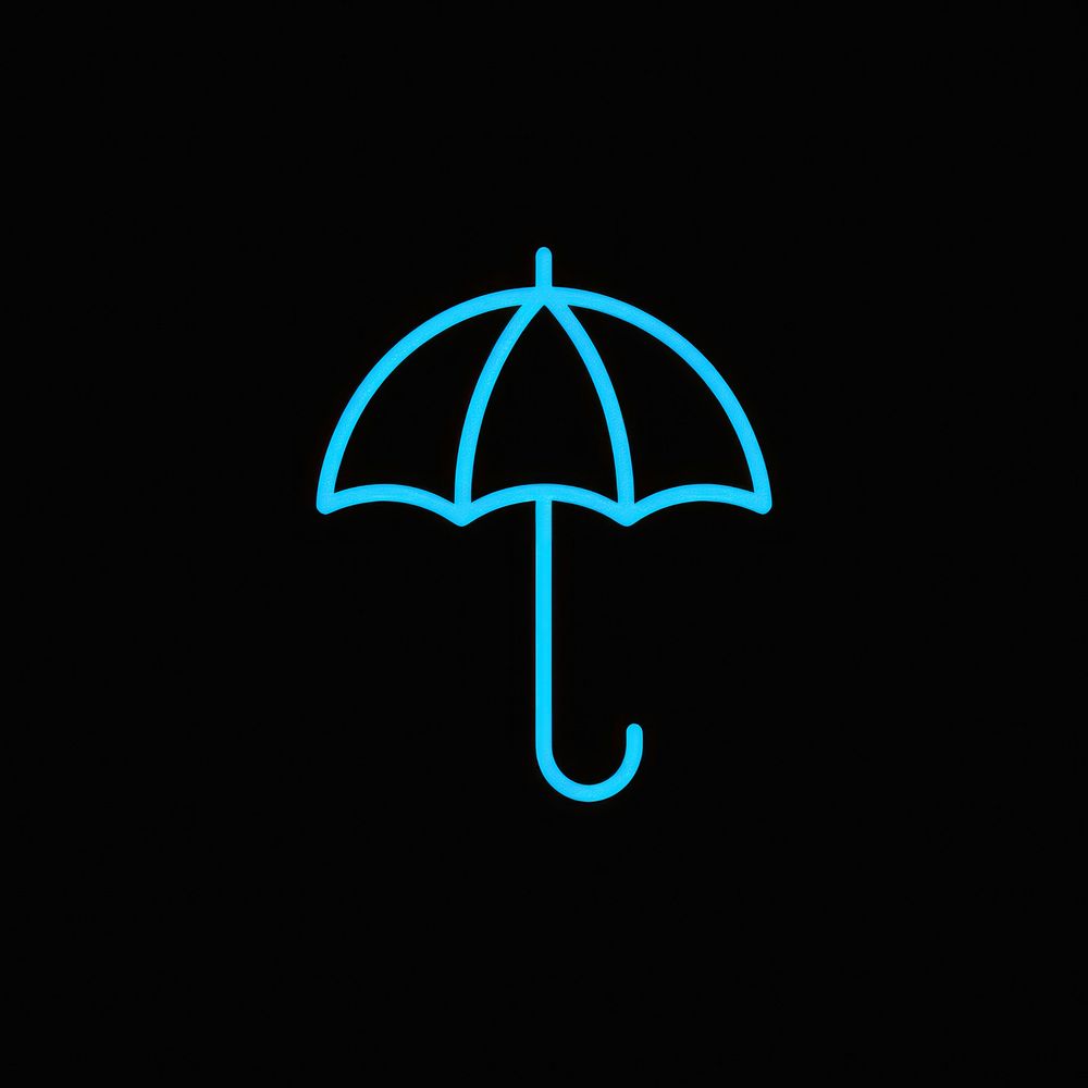 Umbrella icon astronomy outdoors canopy.
