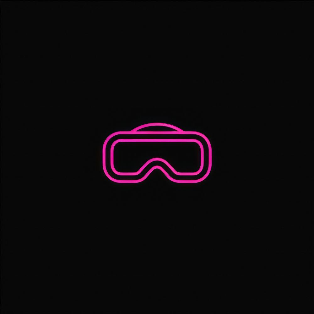 VR icon neon dynamite weaponry.